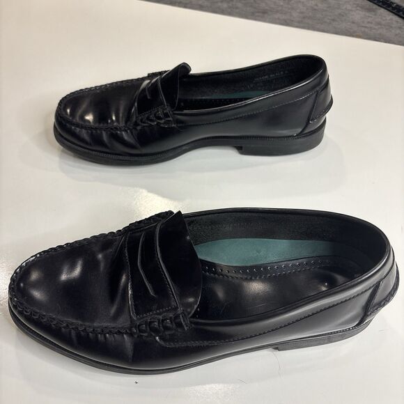 Sebago Classic Dan Penny Loafers Mens Size 10 Black Leather Made in USA Slip On main image 6